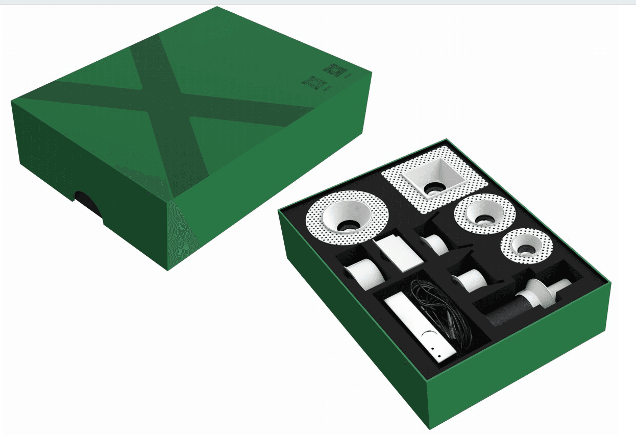 Nuordic Compact Recessed Downlight + Spotlight Sample Kit (Reseller Demo Box)